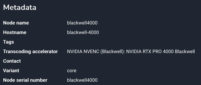 appliance accelerator information from network manager