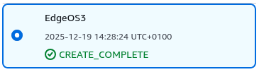 CloudFormation CREATE_COMPLETE