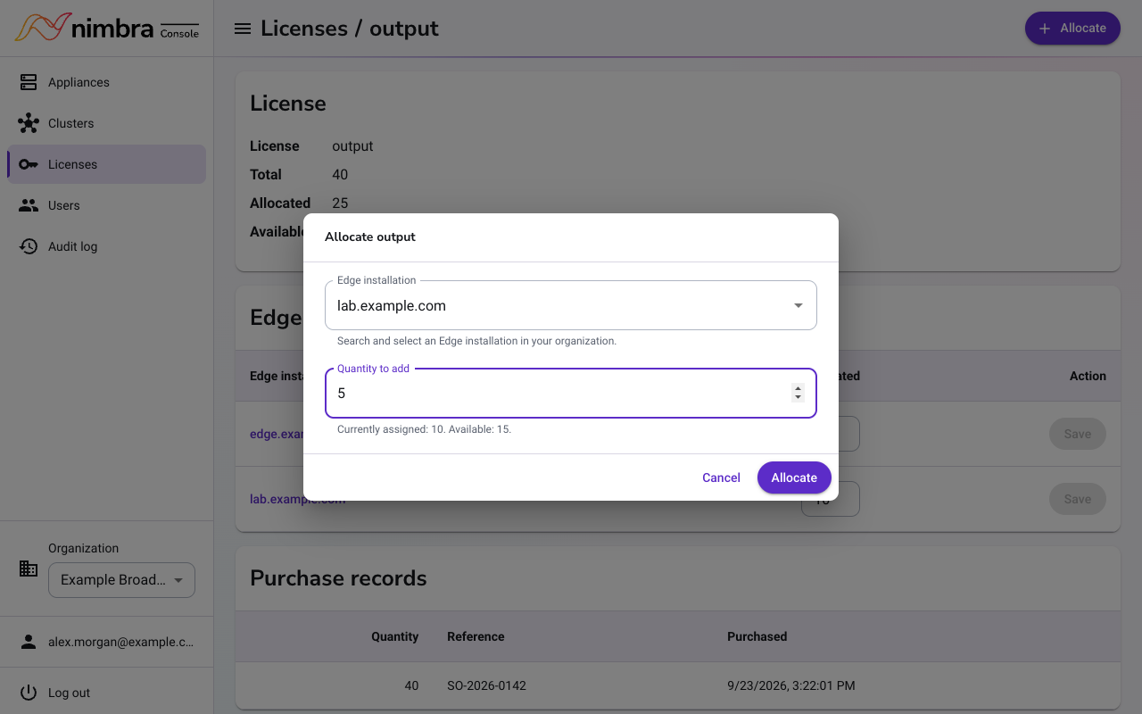 Allocating the freed RTUs to another cluster