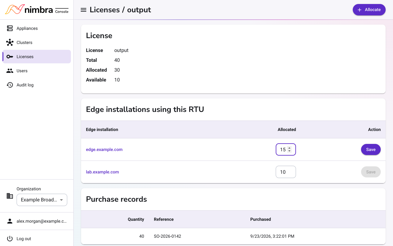 Reducing the RTUs of a cluster