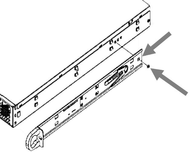 Installing the Inner Rail. Right side inner rail shown